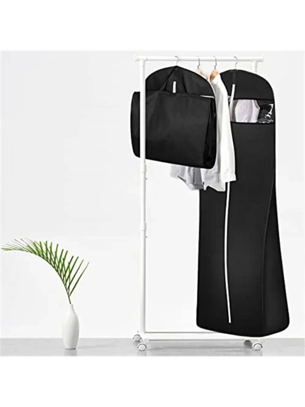 Wedding Dress Garment Bag 70 Inch Bridal Gown Storage Travel Zipper Protector